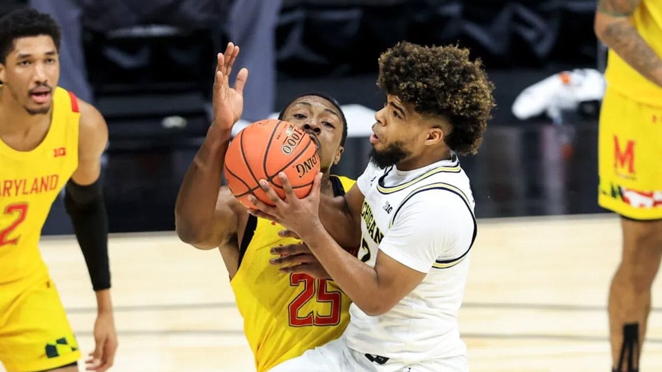 The top-seeded Michigan Wolverines face the Ohio State Buckeyes in the semifinals of the Big Ten tournament in Indianapolis on Saturday.