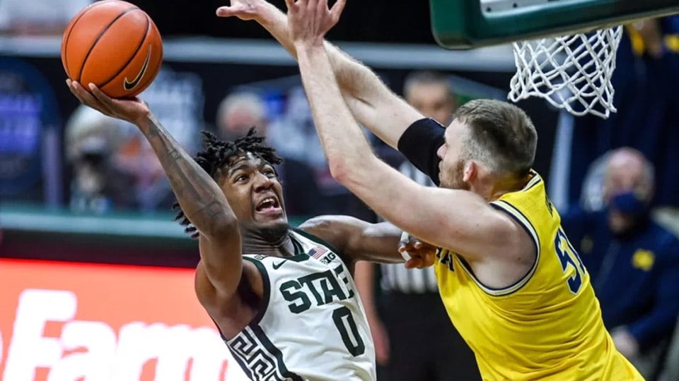 The Michigan State Spartans take on the UCLA Bruins in a First Four matchup of two storied programs on Thursday night.