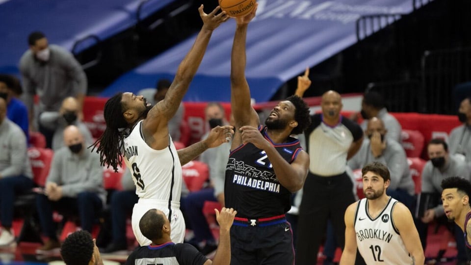 The two best teams in the Eastern Conference square off on Wednesday when the Philadelphia 76ers host the Brooklyn Nets.