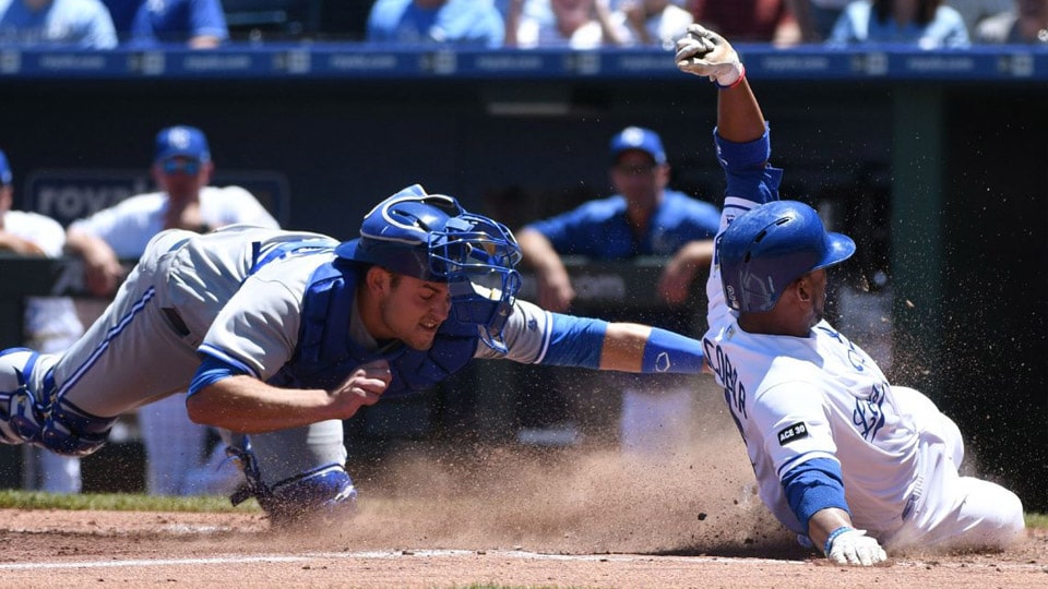 The Toronto Blue Jays will be on the road to face the Kansas City Royals in the opener to a four-game weekend series on Thursday.