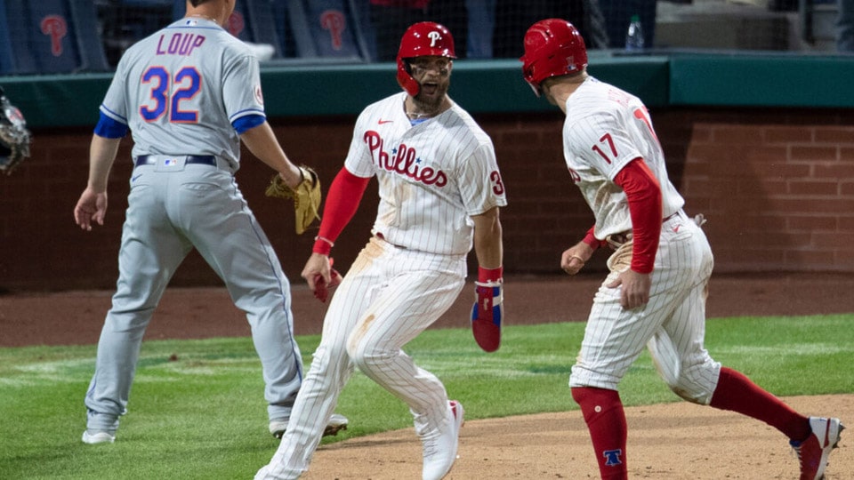 The Philadelphia Phillies host the New York Mets in this National League East showdown in a struggling division hobbled by injuries and looking to find some solid ground to build momentum on.