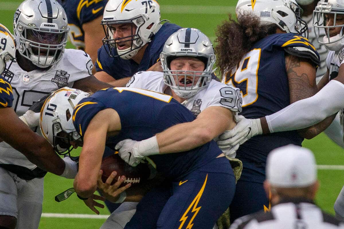 LAS VEGAS RAIDERS AT LOS ANGELES CHARGERS BETTING PREVIEW