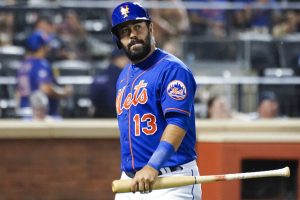 Media by Associated Press - New York Mets' Luis Guillorme during the fifth inning of a baseball game against the Washington Nationals, Tuesday, May 31, 2022, in New York. (AP Photo/Mary Altaffer)