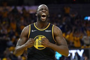 Media by Associated Press - Golden State Warriors forward Draymond Green (23) against the Dallas Mavericks during Game 5 of the NBA basketball playoffs Western Conference finals in San Francisco, Thursday, May 26, 2022. (AP Photo/Jeff Chiu)