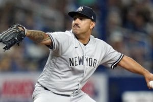 Media by Associated Press - New York Yankees' Nestor Cortes pitches to the Tampa Bay Rays during the eighth inning of a baseball game Thursday, May 26, 2022, in St. Petersburg, Fla. (AP Photo/Chris O'Meara)