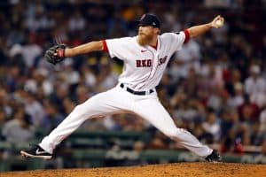 Media by Associated Press - Boston Red Sox's Jake Diekman pitches during the 10th inning of a baseball game against the New York Yankees, Saturday, July 9, 2022, in Boston. (AP Photo/Michael Dwyer)