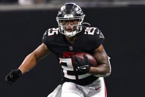 Media by Associated Press - Atlanta Falcons running back Tyler Allgeier (25) runs against the Jacksonville Jaguars during the second half of an NFL football game, Saturday, Aug. 27, 2022, in Atlanta. (AP Photo/Danny Karnik)