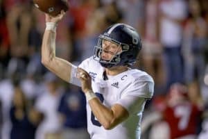 Media by Associated Press - Georgia Southern quarterback Kyle Vantrease (6) throws during an NCAA football game against Louisiana Lafayette on Thursday, Nov. 10, 2022, in Lafayette, La. (AP Photo/Matthew Hinton)