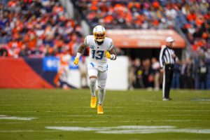 Media by Associated Press - Los Angeles Chargers wide receiver Keenan Allen (13) plays against the Denver Broncos during an NFL football game, Sunday, Jan. 8, 2023, in Denver. (AP Photo/Jack Dempsey)