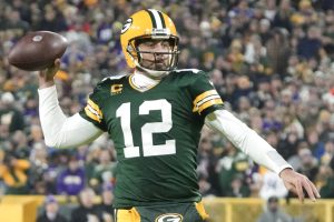 Media by Associated Press - Green Bay Packers' Aaron Rodgers during an NFL football game against the Minnesota Vikings Sunday, Jan. 1, 2023, in Green Bay, Wis. (AP Photo/Morry Gash)