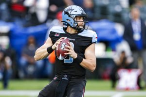 Media by Associated Press - Dallas Renegades quarterback Philip Nelson (9) during an XFL football game against the St. Louis Battlehawks, Sunday, Feb. 9, 2020, in Arlington, Texas. St. Louis won 15-9. (AP Photo/Brandon Wade)